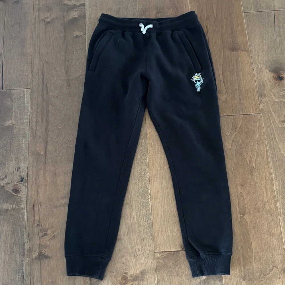 GOAT USA Kids' Black Fleece Joggers, size L, NWOT - Picture 6 of 7